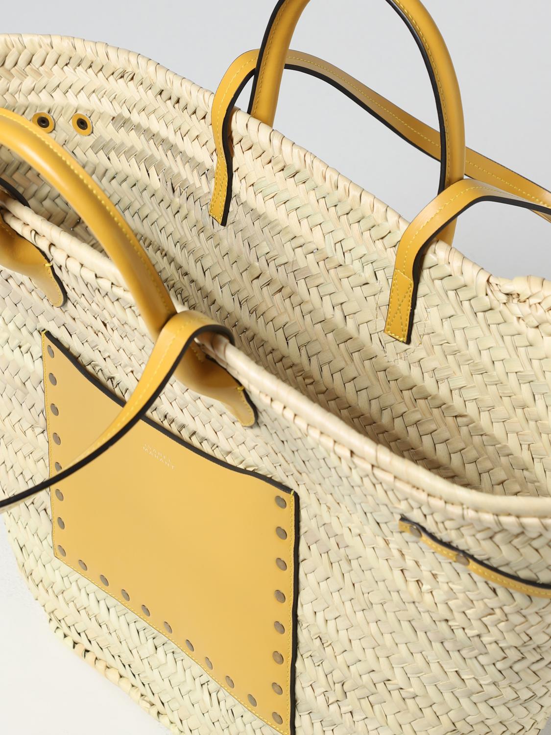 ISABEL MARANT BORSA A SPALLA: Borsa a spalla donna Isabel Marant, Giallo - Img 4