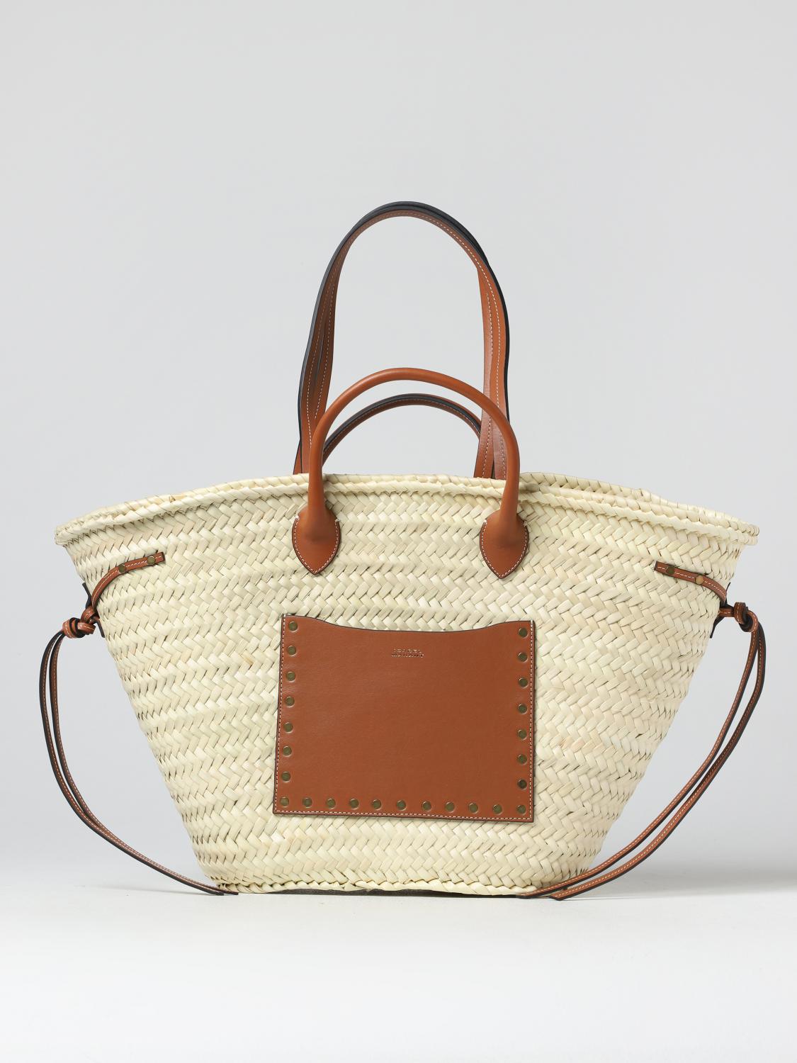 ISABEL MARANT BORSA A SPALLA: Borsa a spalla donna Isabel Marant, Marrone - Img 1