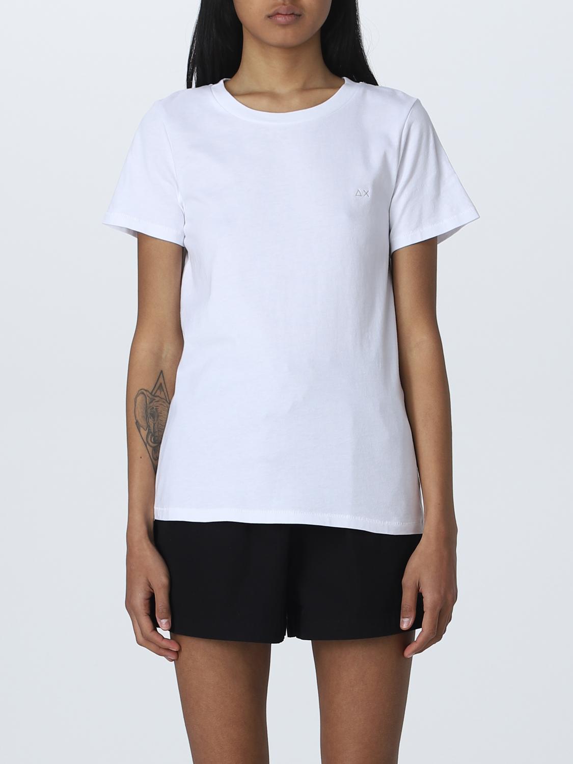 Sun68 T-shirt nera a maniche lunghe con stampa Peanuts T45310N