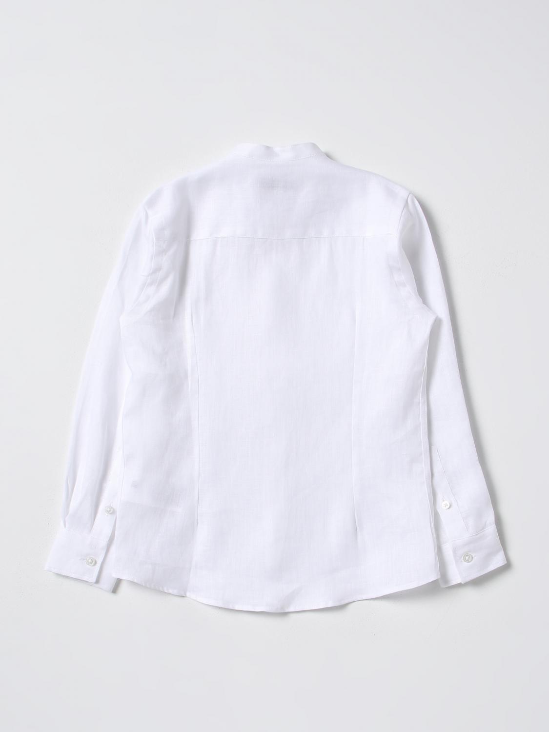 PAOLO PECORA CAMISA: Camisa niños Paolo Pecora, Blanco - Img 2