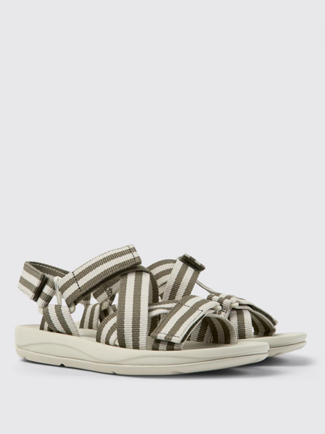 CAMPER FLAT SANDAL: Camper Match sandals in recycled PET, Multicolor - Img 2