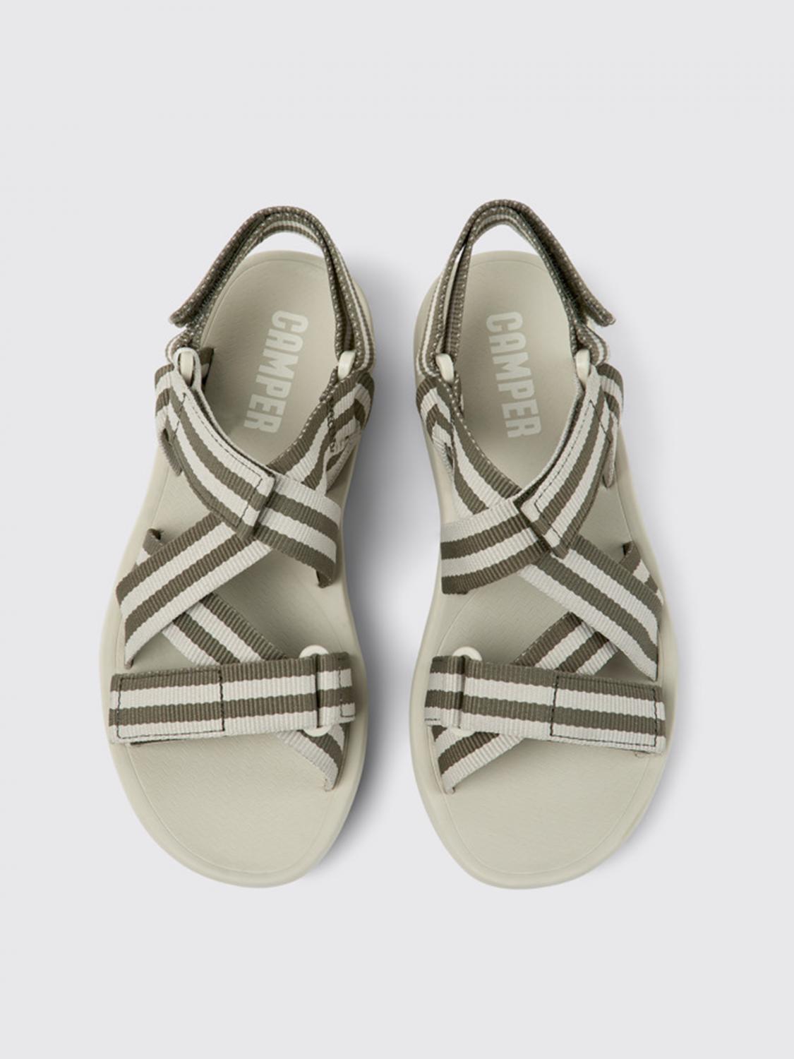 CAMPER FLAT SANDAL: Camper Match sandals in recycled PET, Multicolor - Img 4