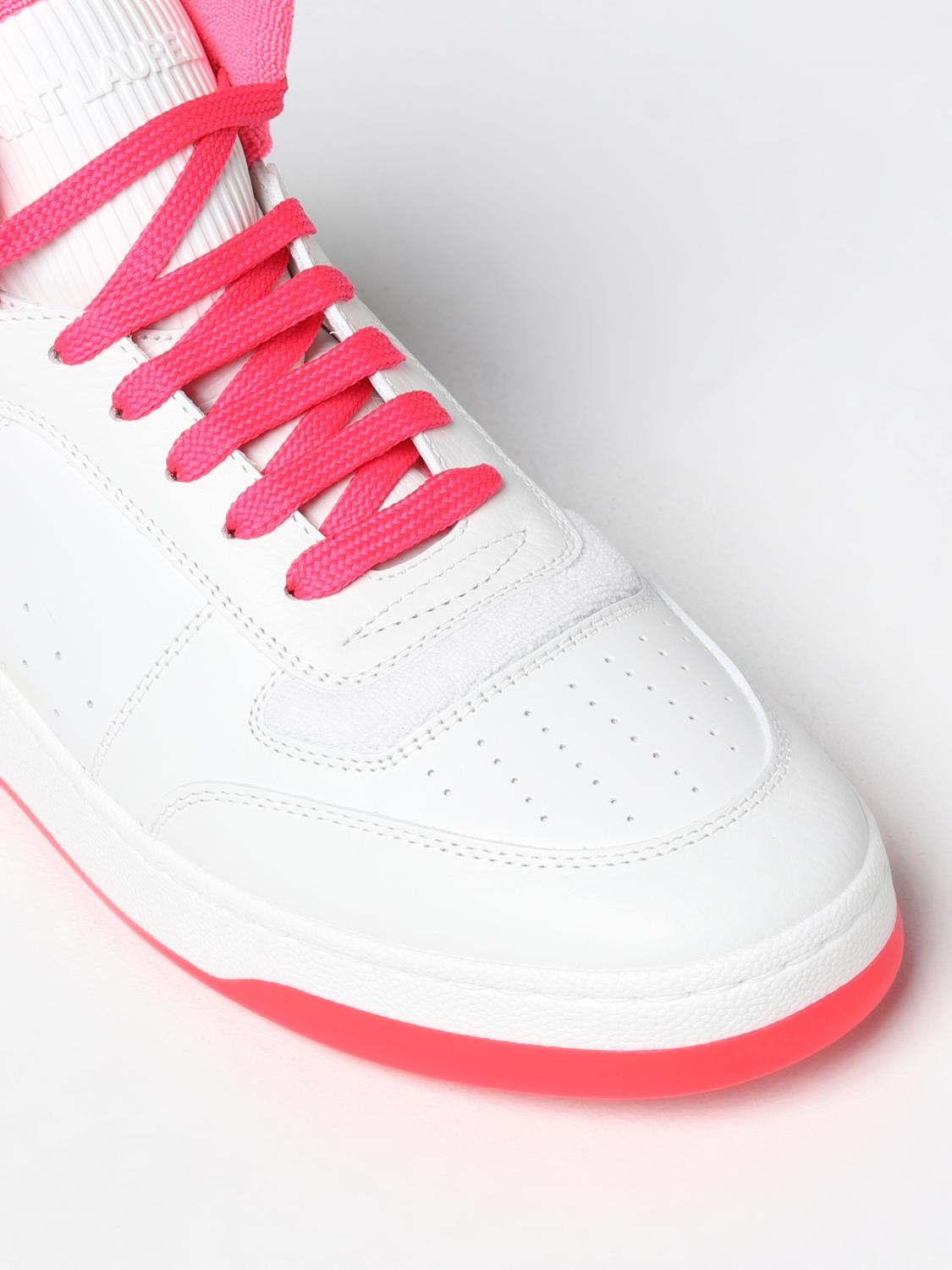 Saint Laurent SL/80 leather sneakers - White | 711250AABV4