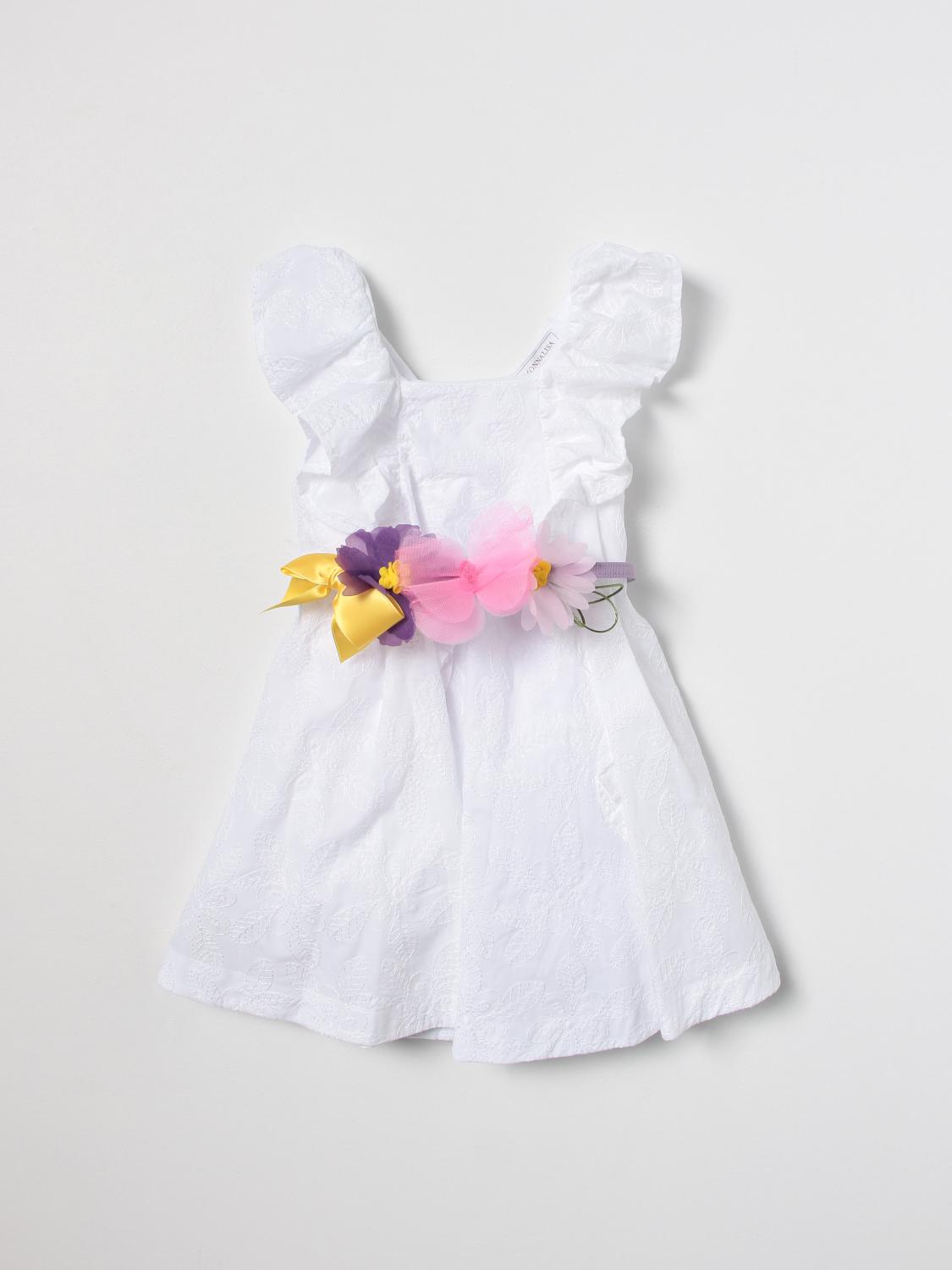 MONNALISA KLEID: Kleid kinder Monnalisa, Weiß - Img 1