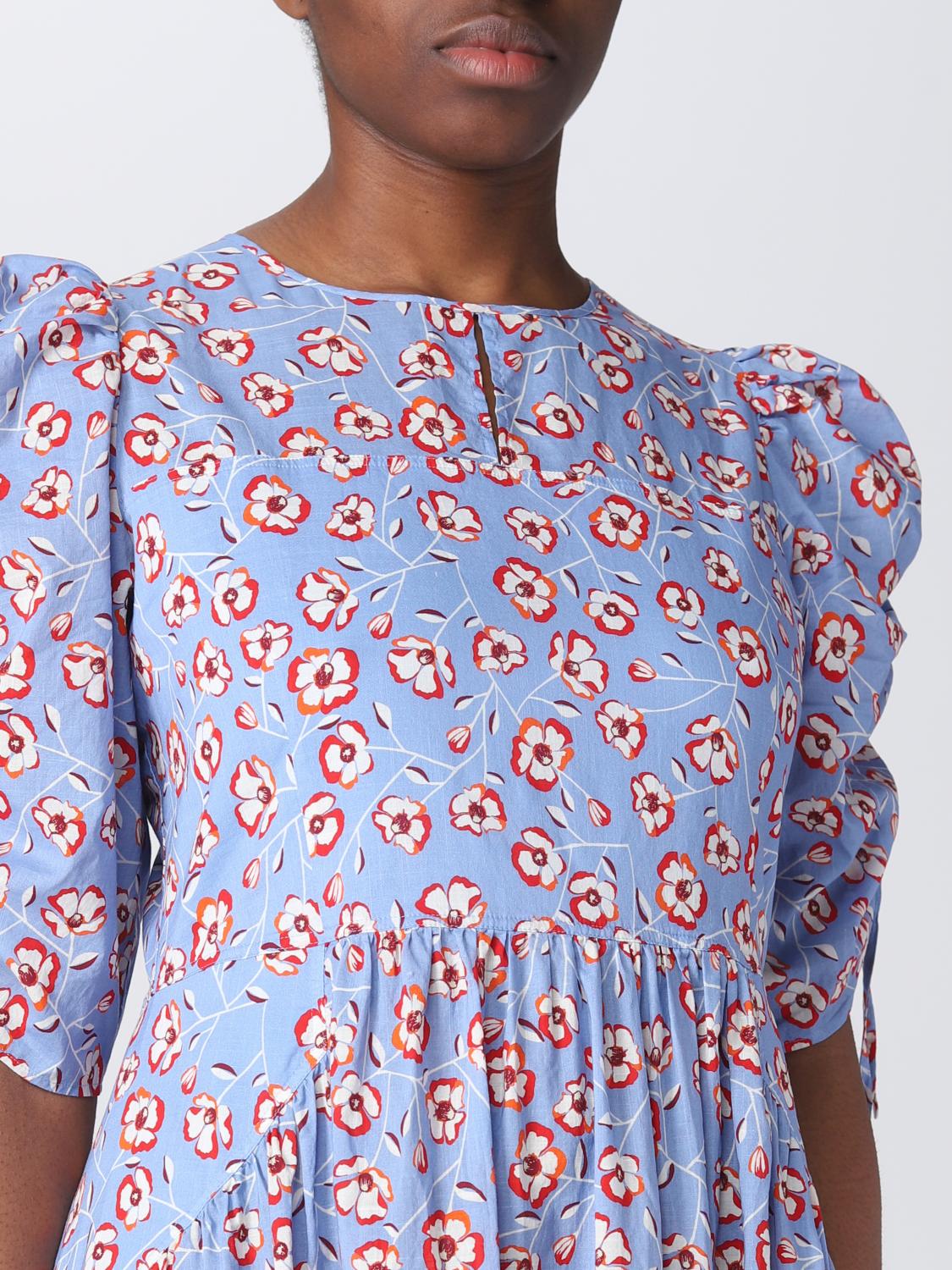 BOSS DRESS: Dress woman Boss, Sky Blue - Img 3