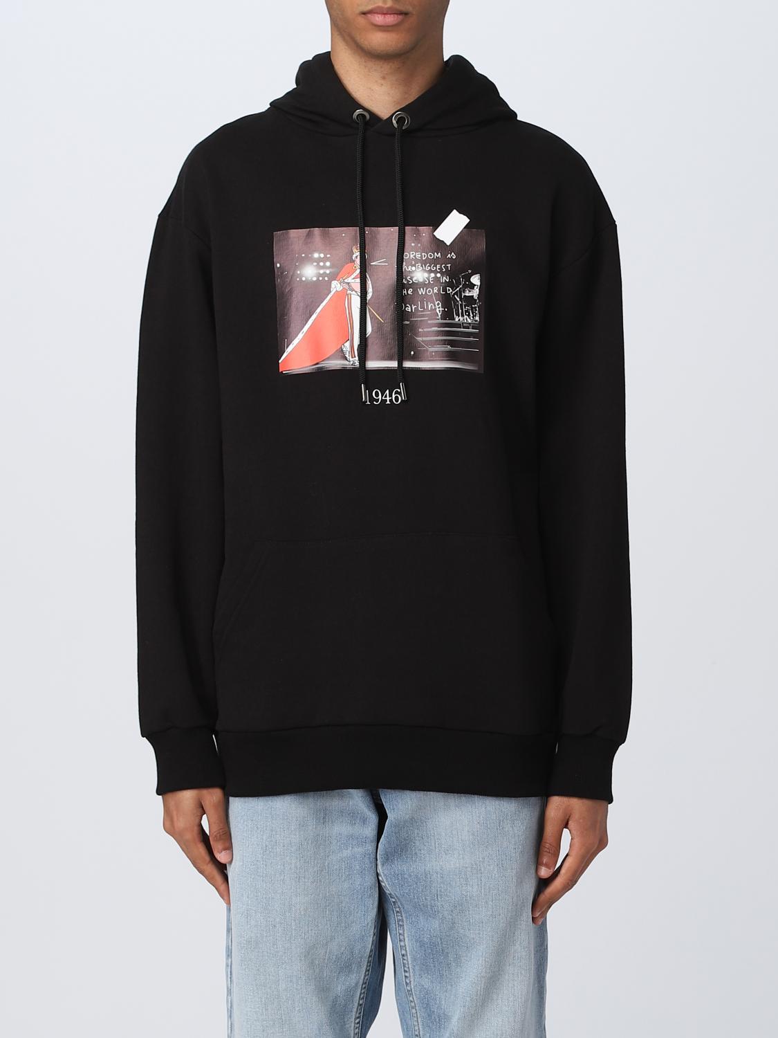 THROWBACK SWEATSHIRT: Sweatshirt men Throwback, Black - Img 1