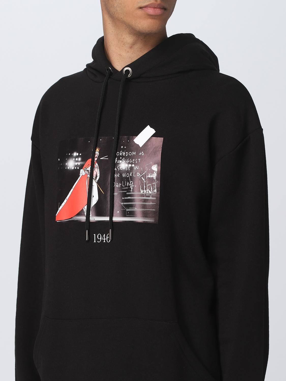 THROWBACK SWEATSHIRT: Sweatshirt men Throwback, Black - Img 3