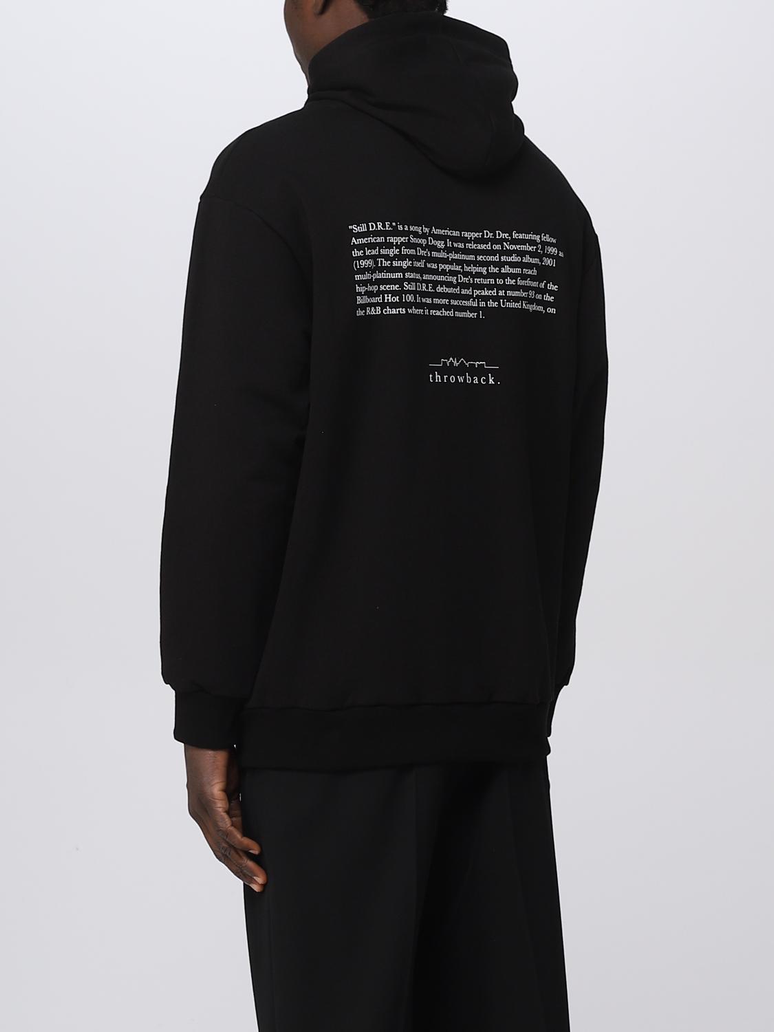 THROWBACK SWEATSHIRT: Sweatshirt herren Throwback, Schwarz - Img 2