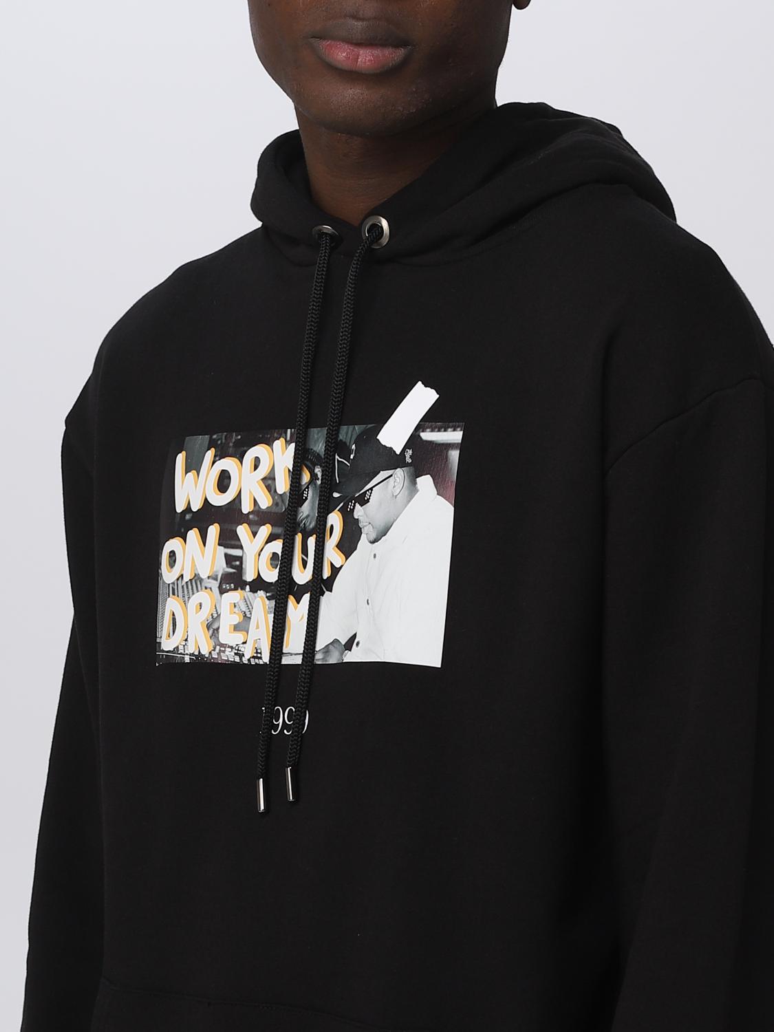 THROWBACK SWEATSHIRT: Sweatshirt herren Throwback, Schwarz - Img 3