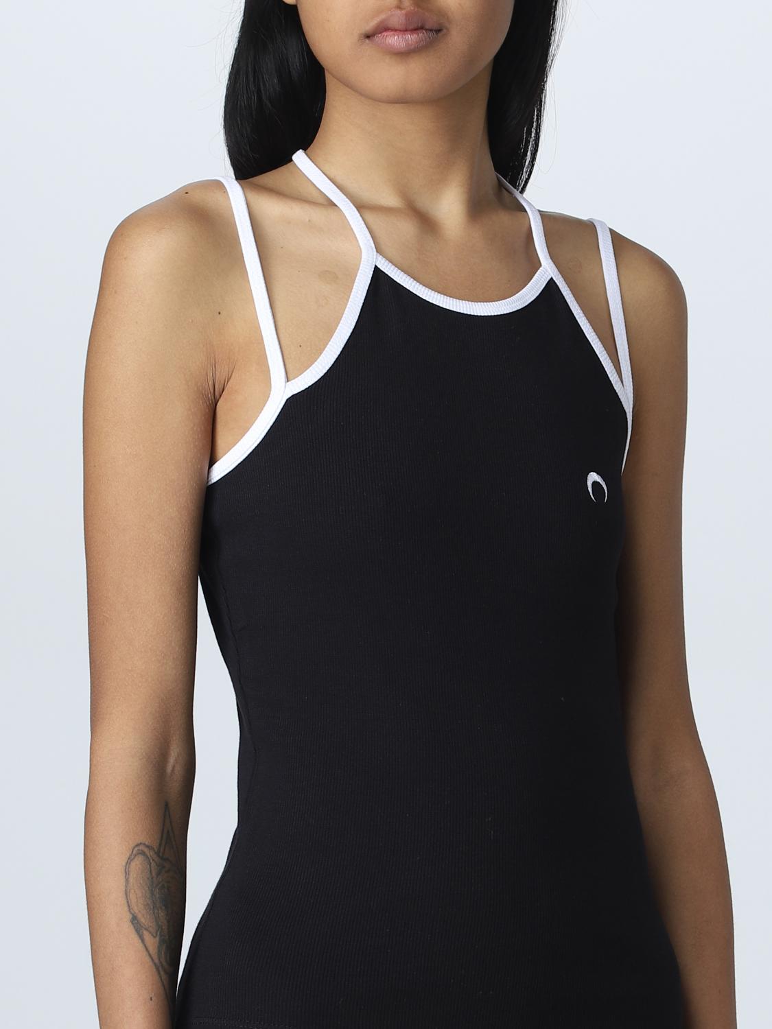 MARINE SERRE TOP: Top mujer Marine Serre, Negro - Img 5
