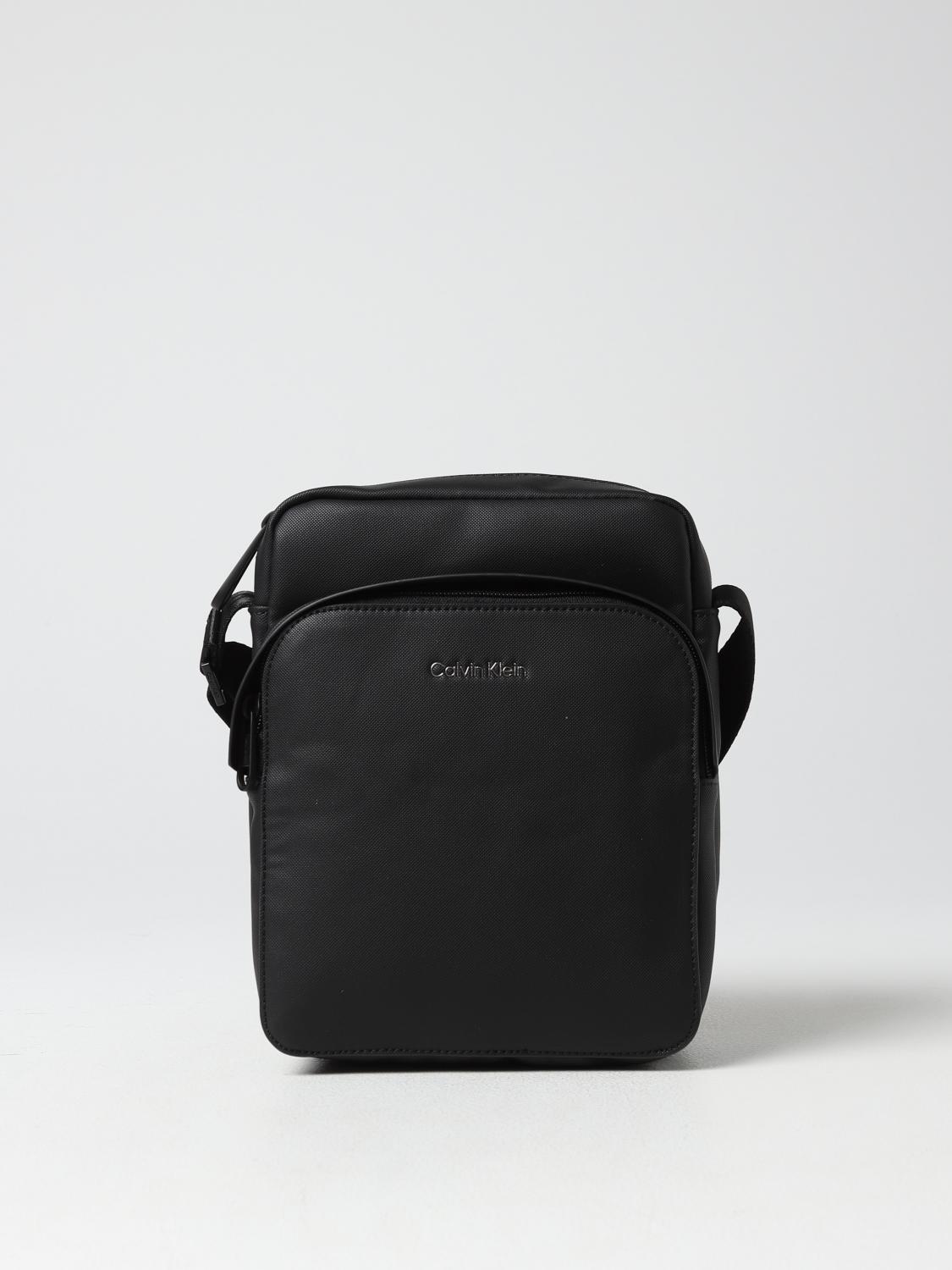 CALVIN KLEIN SHOULDER BAG: Bags men Calvin Klein, Black - Img 1