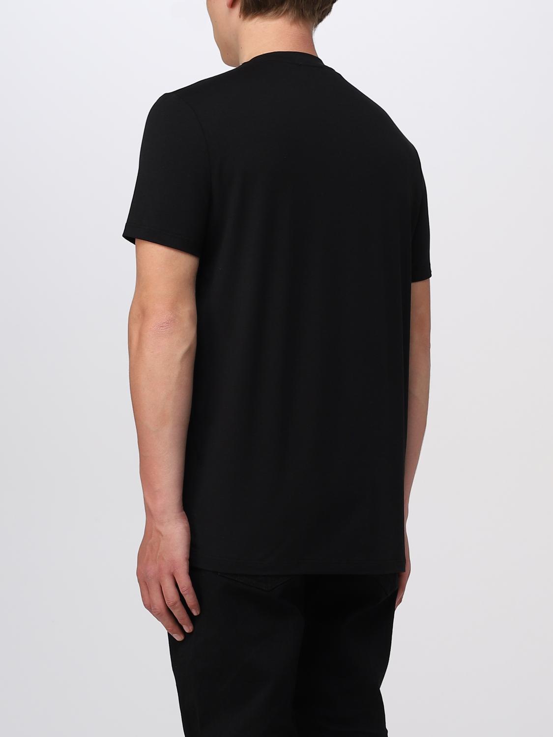 TOM FORD T-SHIRT: T-shirt Tom Ford in cotone e modal stretch, Nero - Img 3