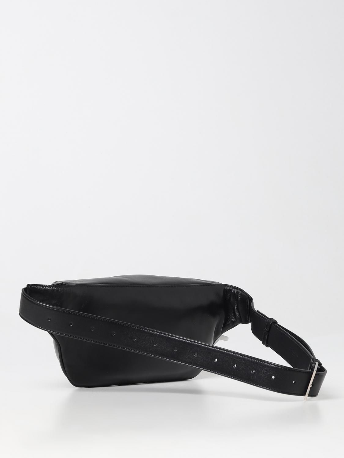 SAINT LAURENT BELT BAG: Saint Laurent Nappa leather belt bag, Black - Img 2