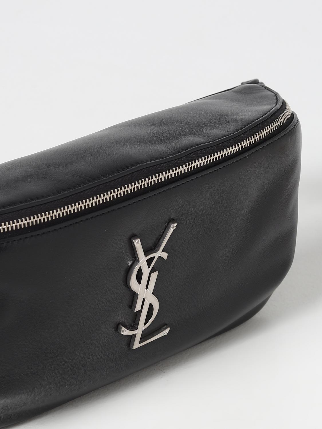 SAINT LAURENT BELT BAG: Saint Laurent Nappa leather belt bag, Black - Img 3