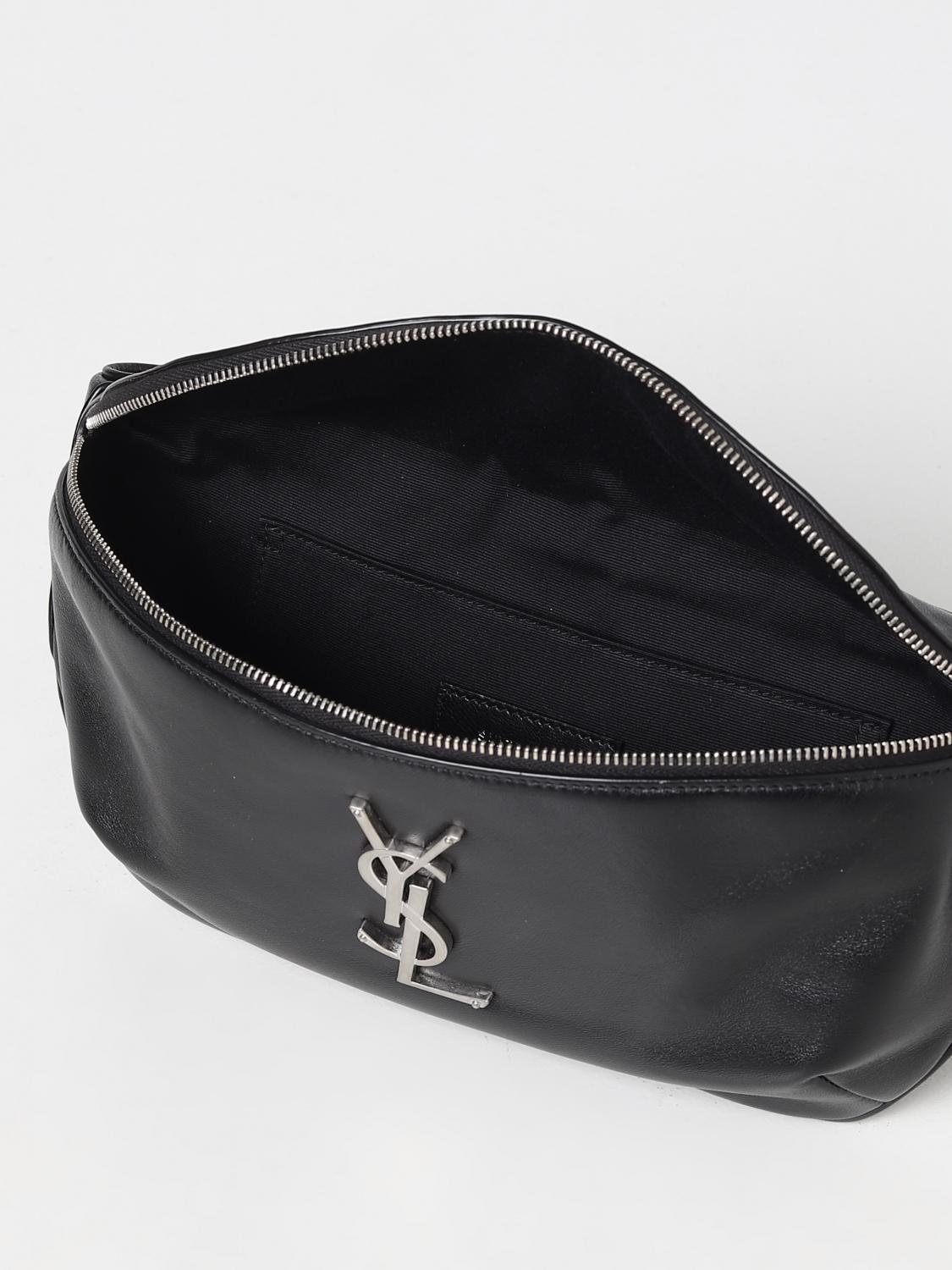 SAINT LAURENT BELT BAG: Saint Laurent Nappa leather belt bag, Black - Img 4