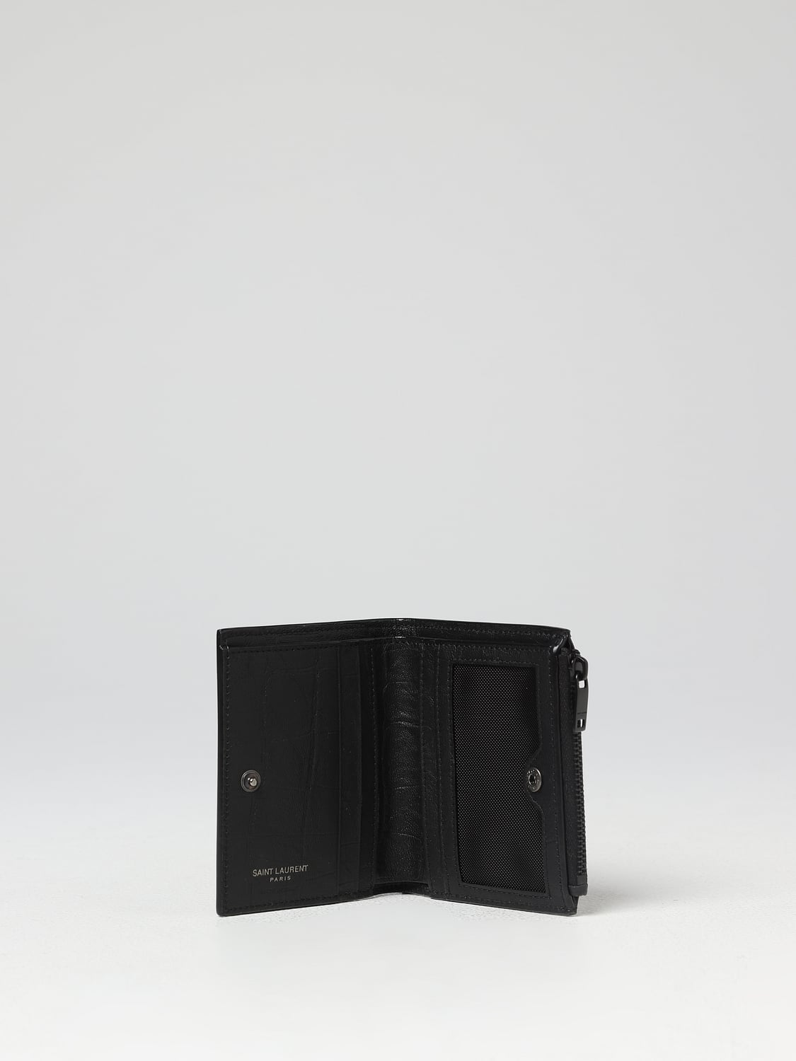 SAINT LAURENT 財布: 財布 メンズ Saint Laurent, ブラック - Img 2