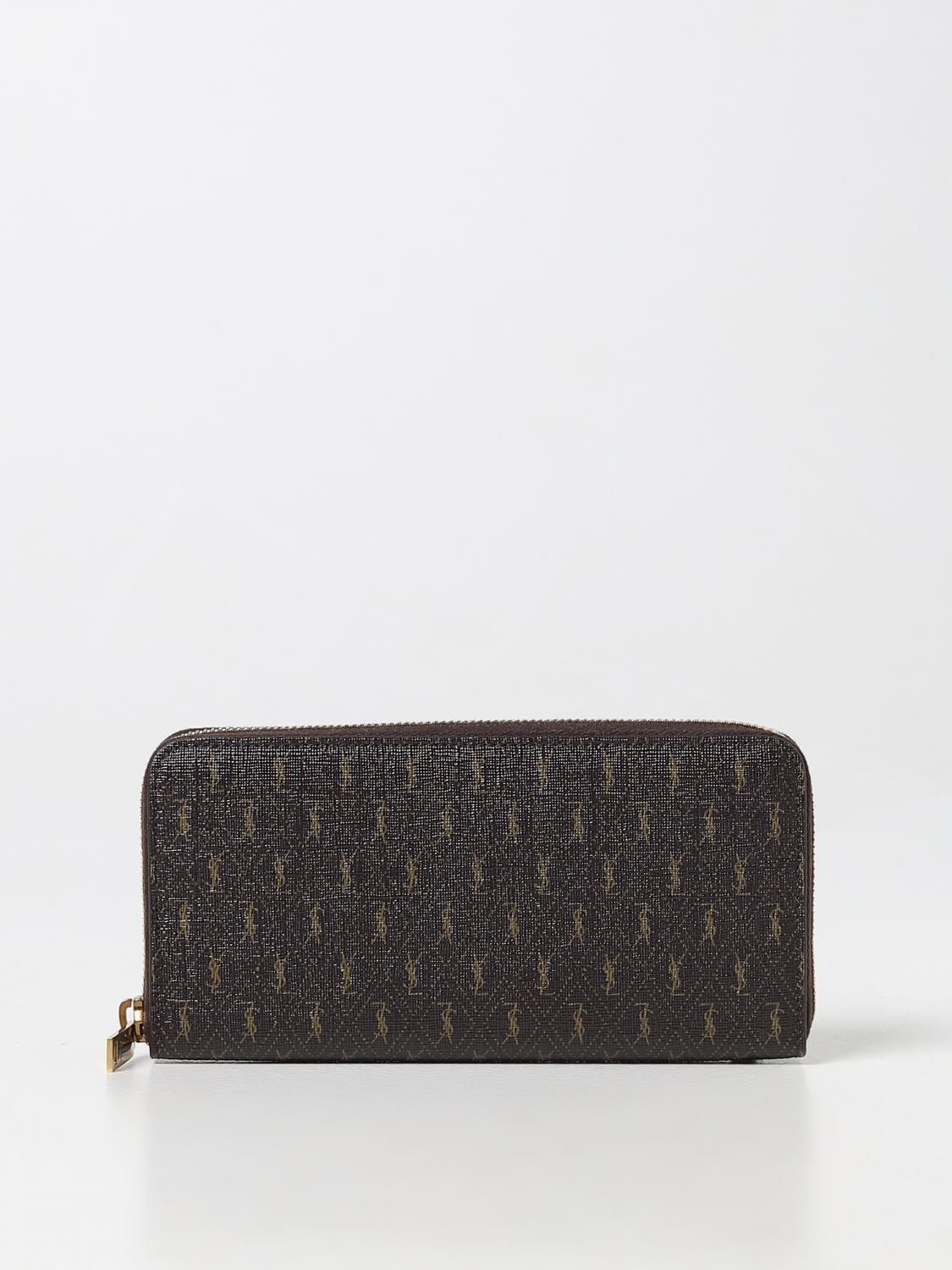 SAINT LAURENT 財布: 財布 メンズ Saint Laurent, ブラウン - Img 1