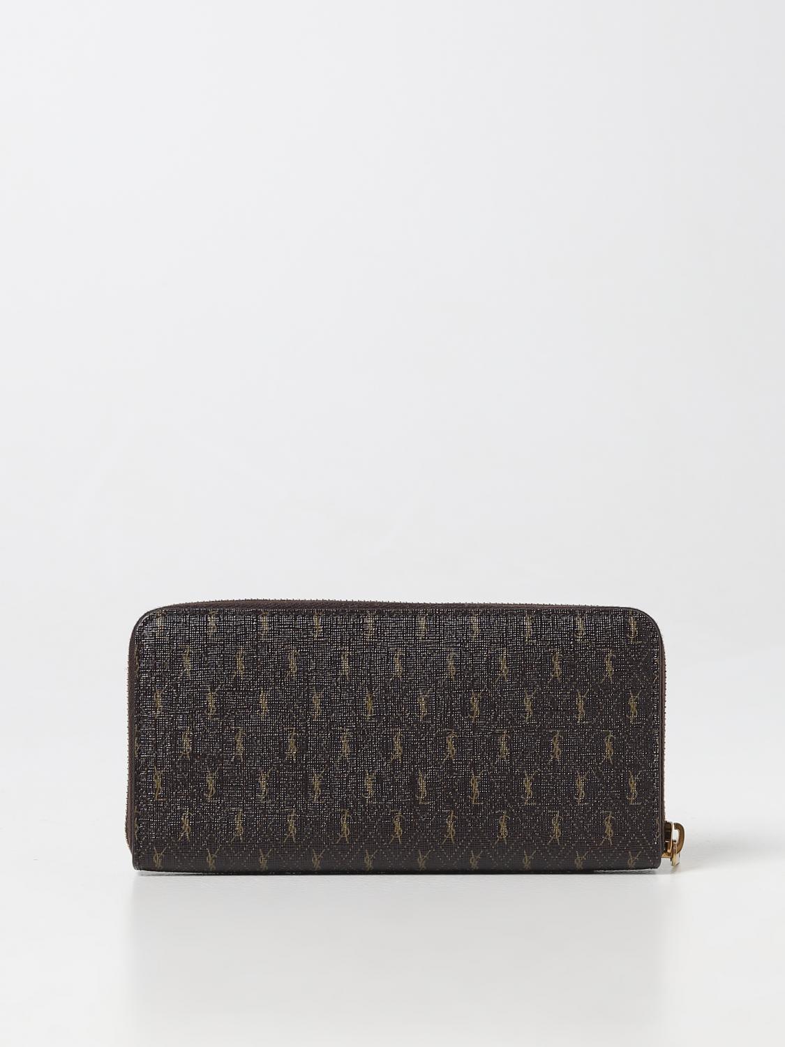 SAINT LAURENT 財布: 財布 メンズ Saint Laurent, ブラウン - Img 3