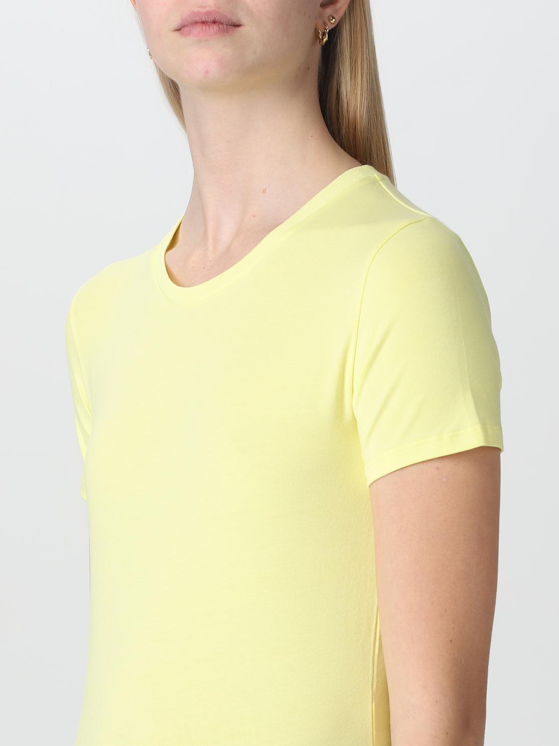MOSCHINO UNDERWEAR CAMISETA: Camiseta mujer Moschino Underwear, Amarillo - Img 3