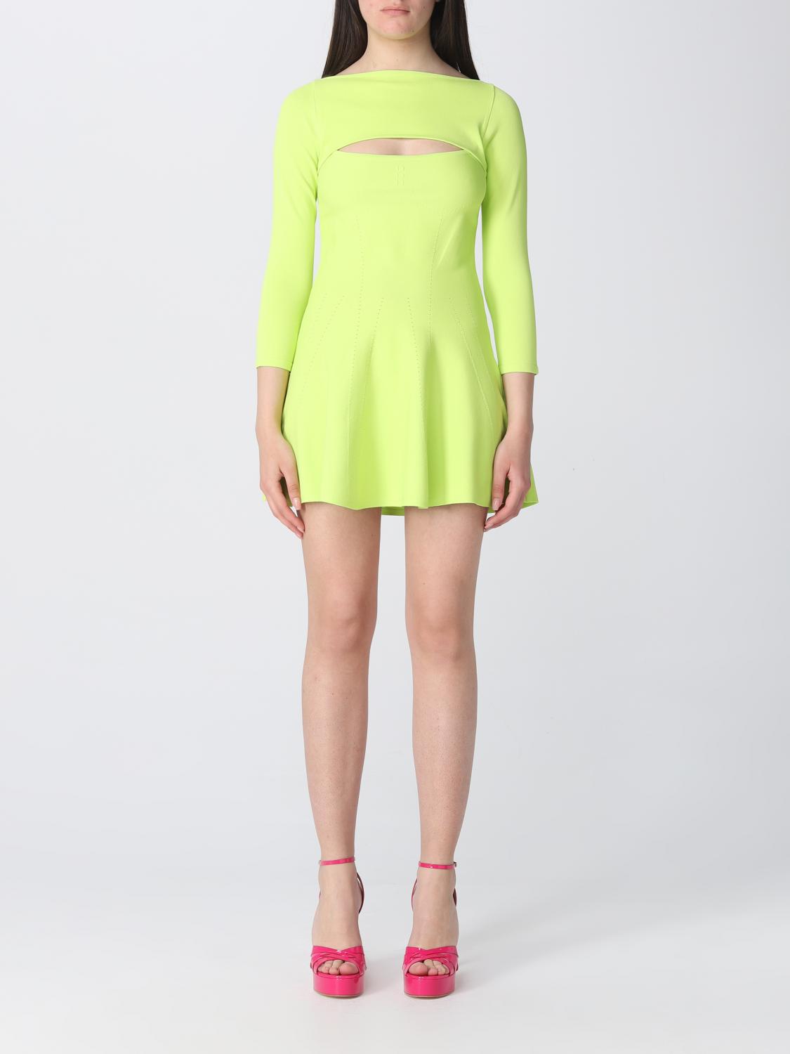 DSQUARED2 ABITO: Abito Dsquared2 in misto viscosa, Lime - Img 1