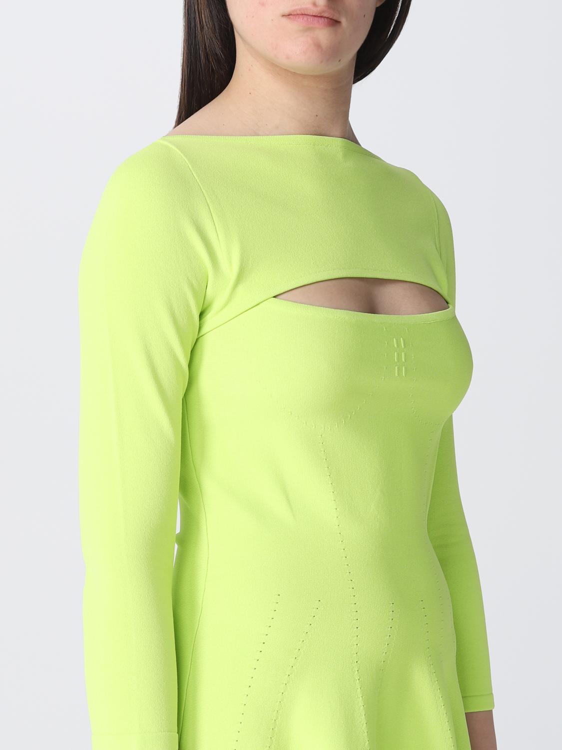 DSQUARED2 ABITO: Abito Dsquared2 in misto viscosa, Lime - Img 4