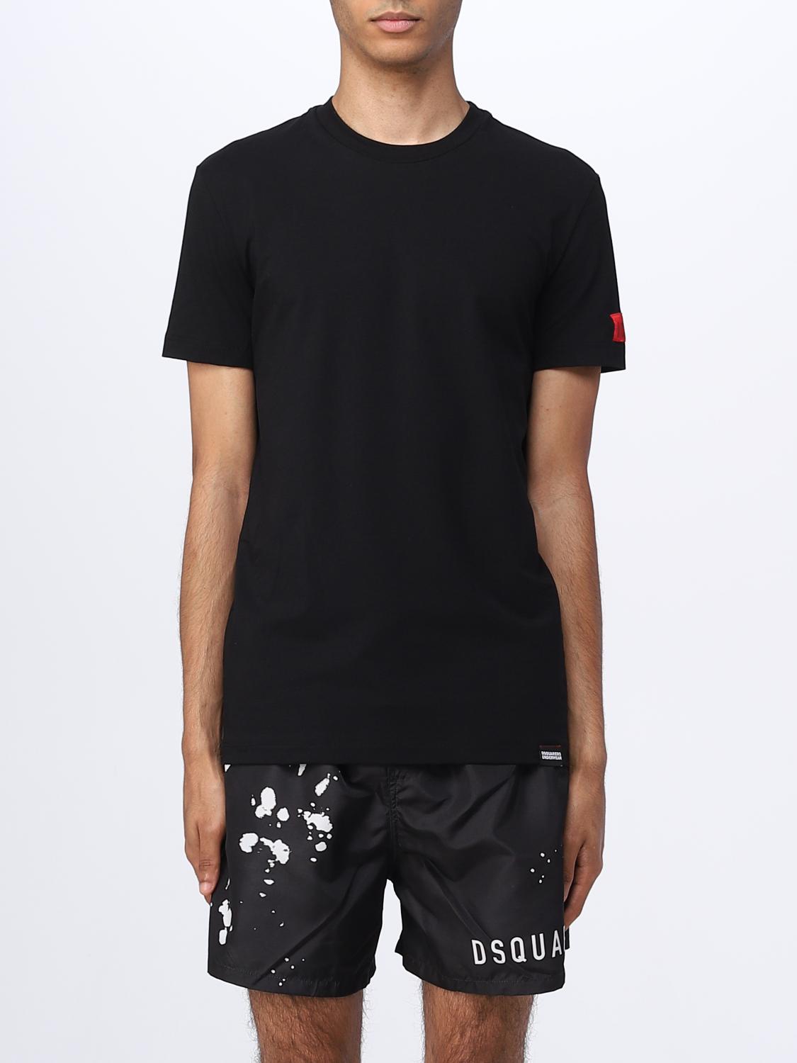 DSQUARED2 MAGLIA: T-shirt Dsquared2 in cotone, Corallo - Img 1