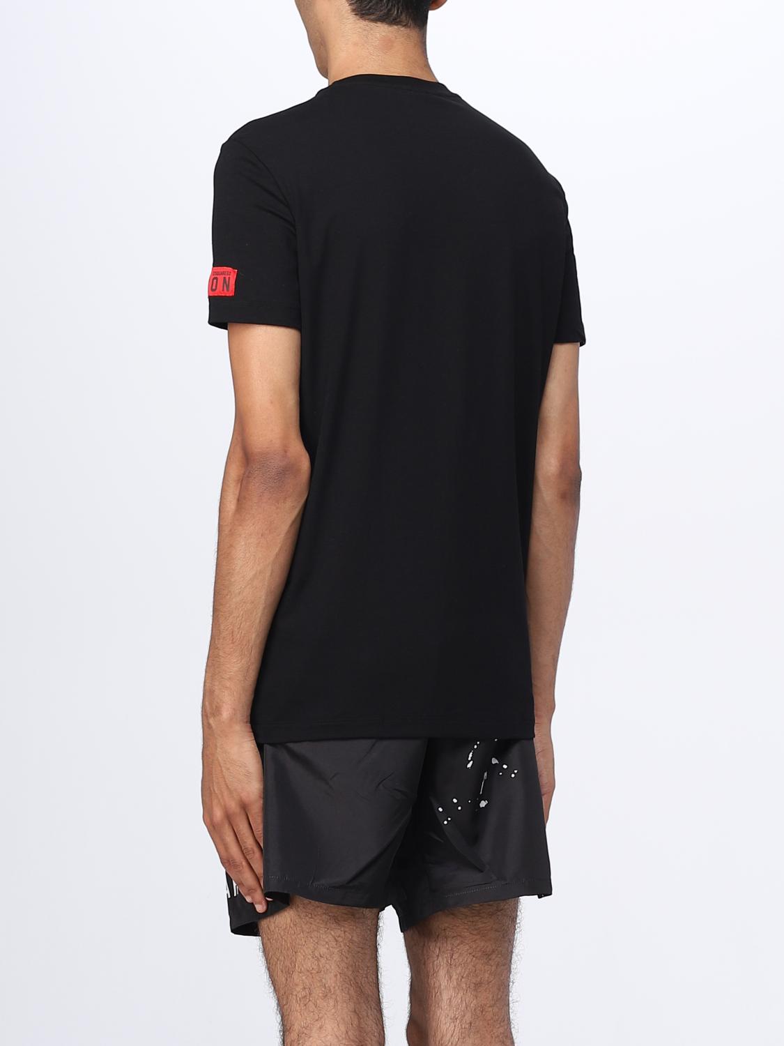DSQUARED2 MAGLIA: T-shirt Dsquared2 in cotone, Corallo - Img 2