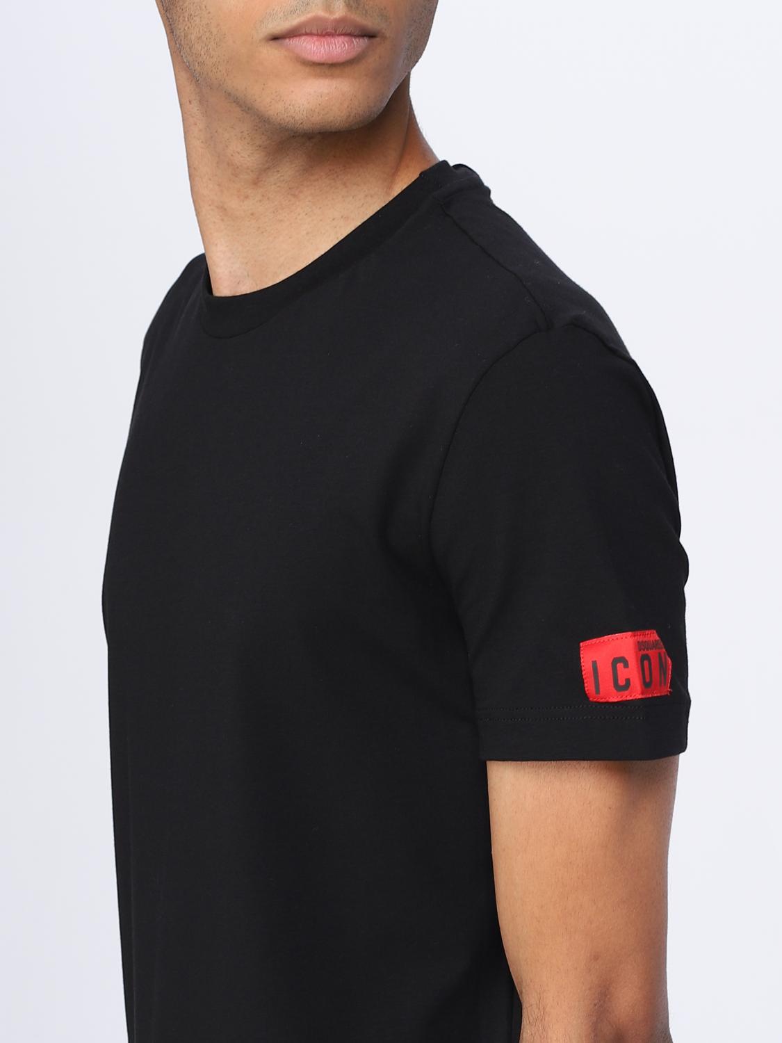 DSQUARED2 MAGLIA: T-shirt Dsquared2 in cotone, Corallo - Img 3