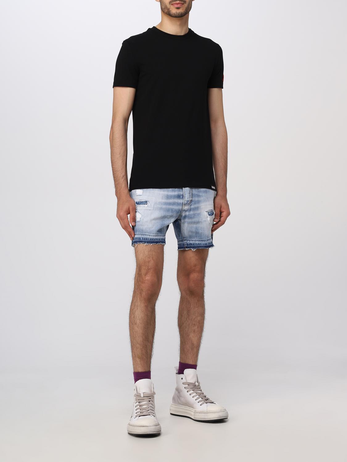 DSQUARED2 MAGLIA: T-shirt Dsquared2 in cotone, Nero 3 - Img 2