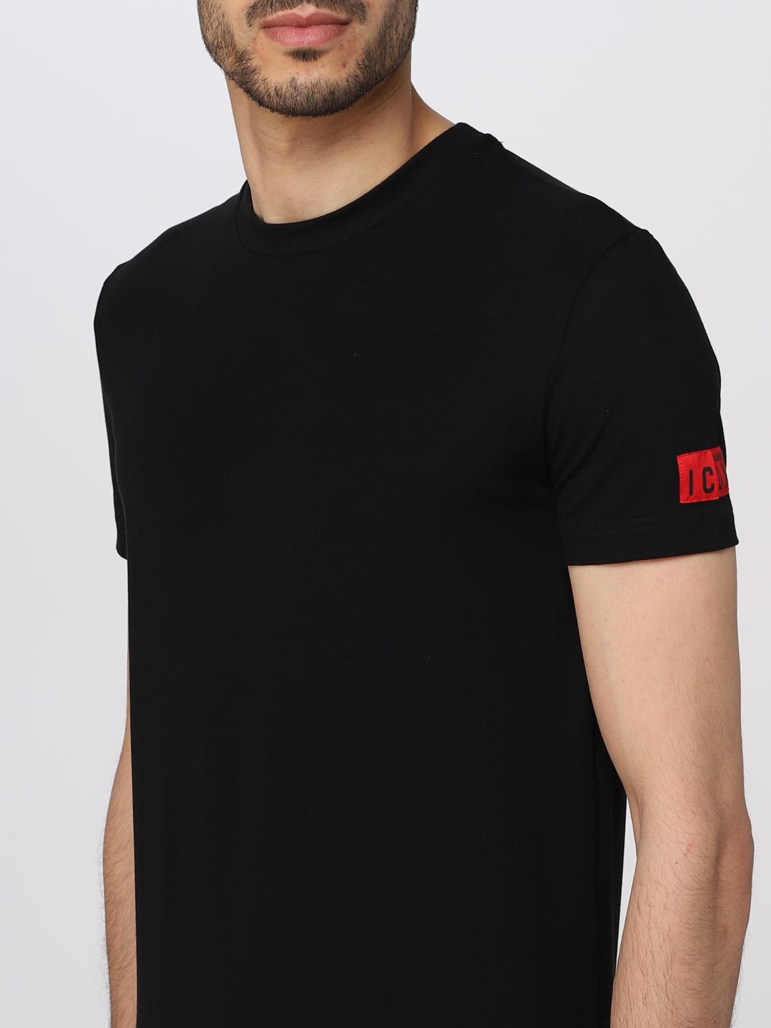 DSQUARED2 MAGLIA: T-shirt Dsquared2 in cotone, Nero 3 - Img 4