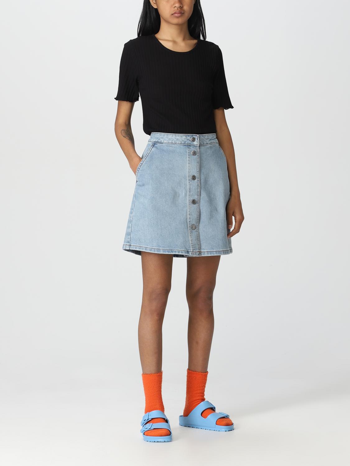 A.P.C. GONNA: Gonna A.P.C. in denim, Blue - Img 2