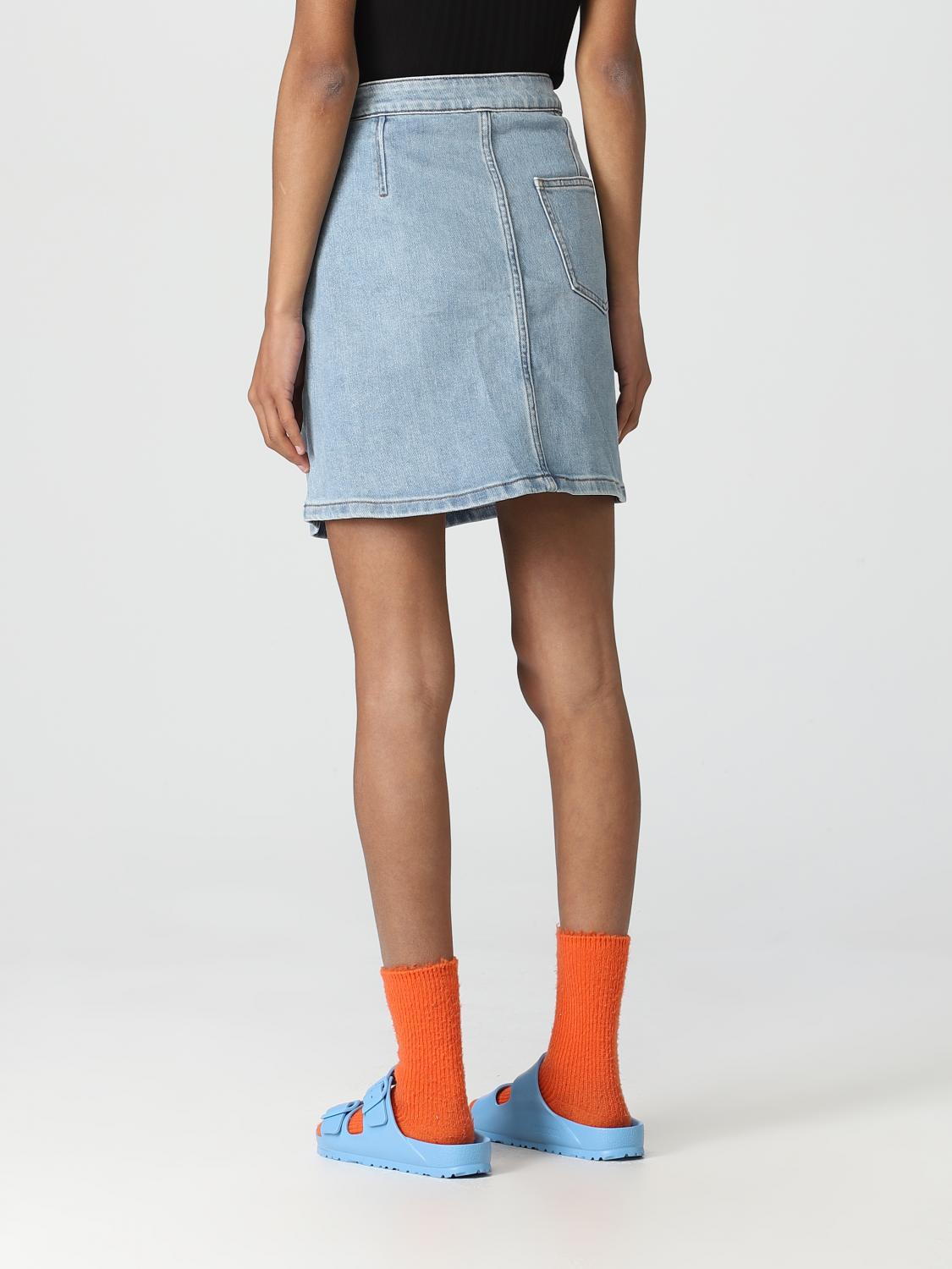 A.P.C. GONNA: Gonna A.P.C. in denim, Blue - Img 3