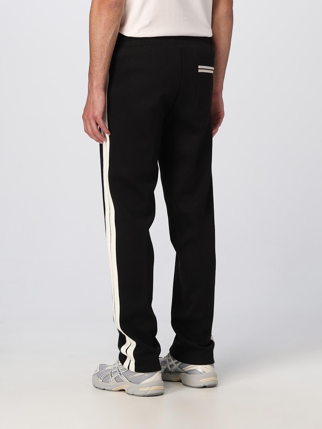 PALM ANGELS PANTS: Palm Angels joggers in wool and acrylic, Black - Img 3