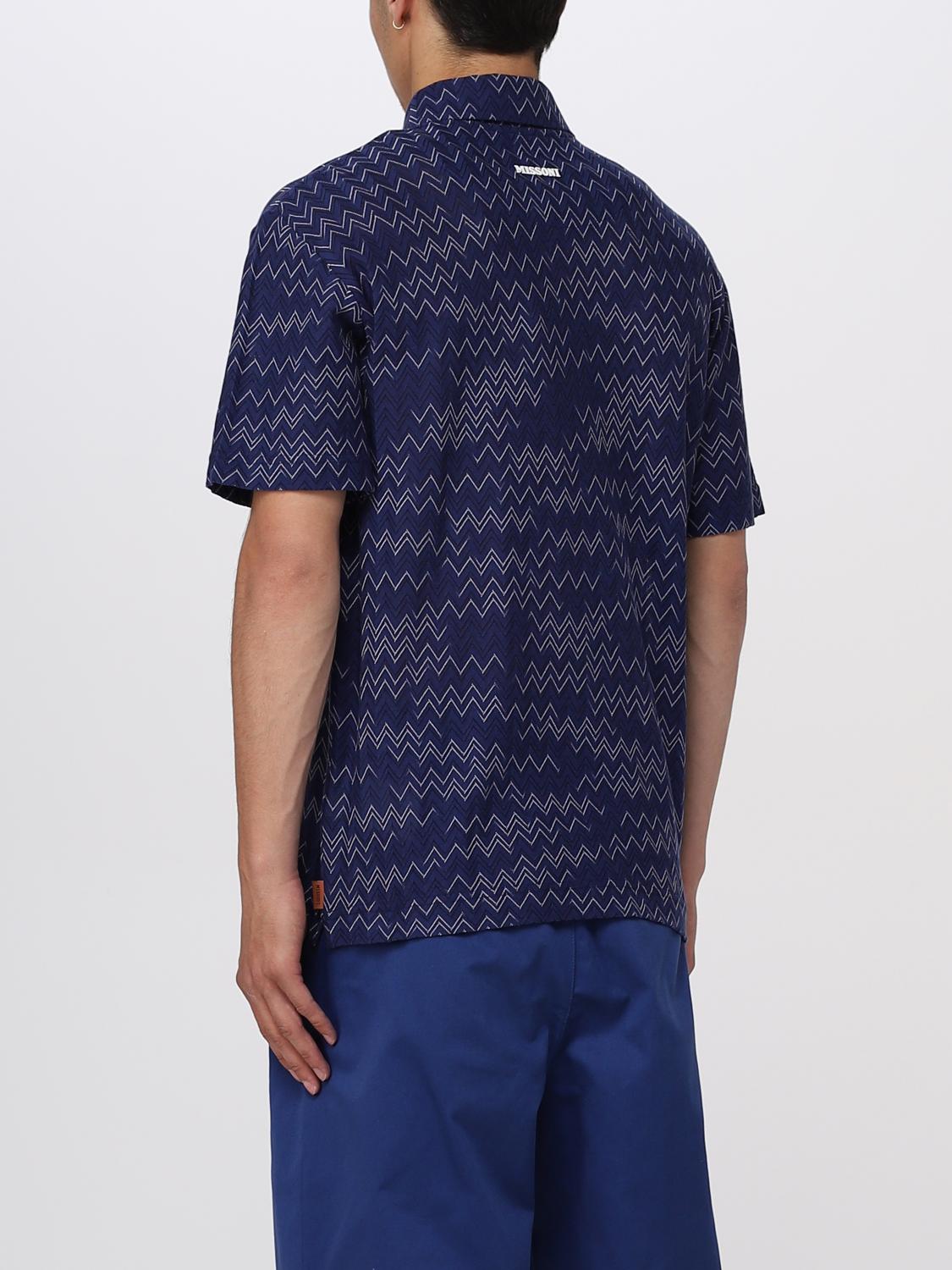 MISSONI POLO SHIRT: T-shirt men Missoni, Blue - Img 2