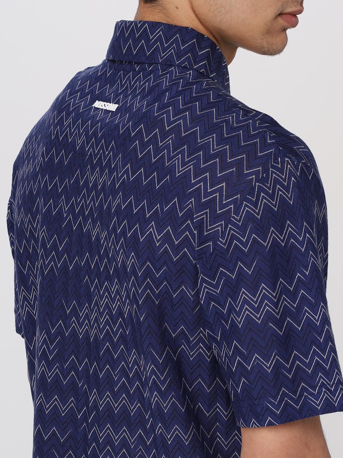 MISSONI POLO SHIRT: T-shirt men Missoni, Blue - Img 4