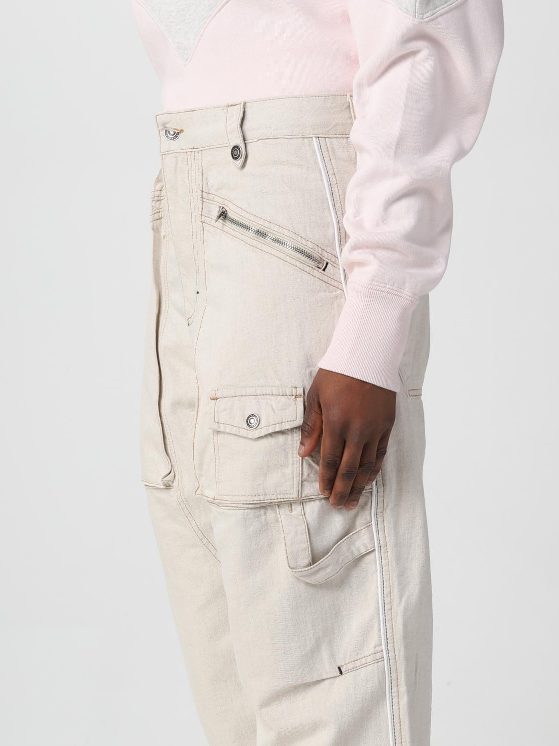 デニム・ジーパン ISABEL MARANT Woman Jeans Beige PA0103FAA2H03I 23EC Isabel Marant Outlet: Pants woman - Beige | Isabel Marant