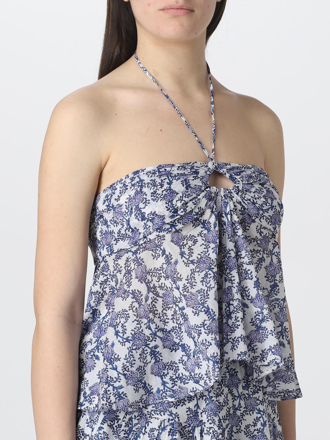 ISABEL MARANT ETOILE TOP: Top e bluse donna Isabel Marant Etoile, Blue - Img 4
