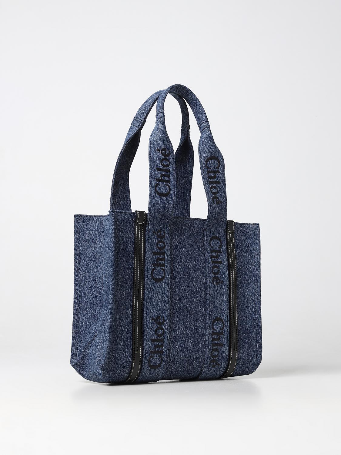 Chloé bag in denimz - Denim | C23US383K35 | GIGLIO.COM