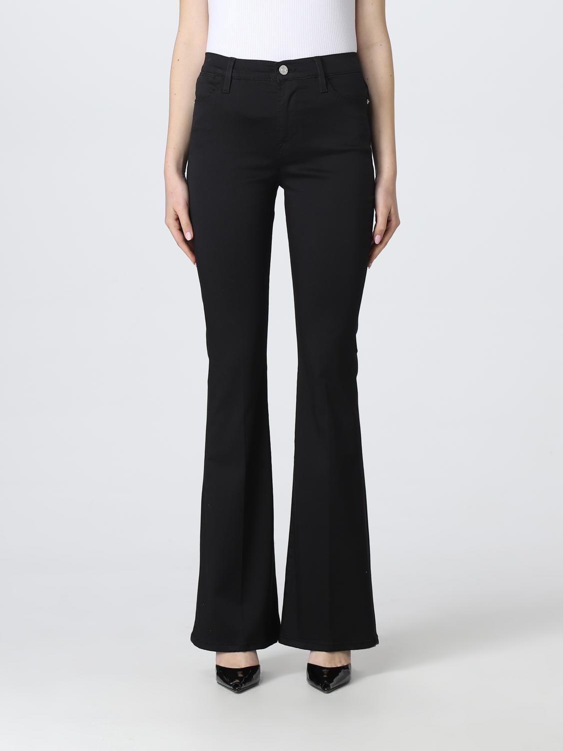 FRAME JEANS: Jeans woman Frame, Black - Img 1