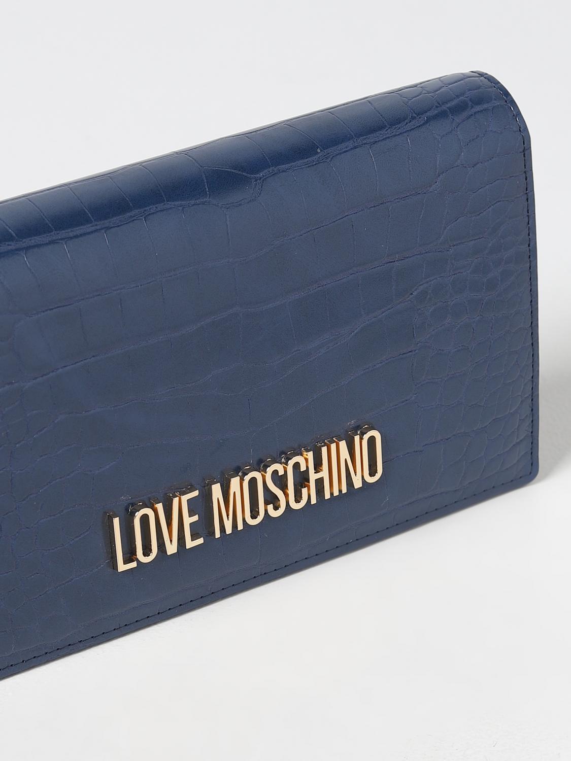 LOVE MOSCHINO MINITASCHE: Handtasche damen Love Moschino, Blau - Img 3