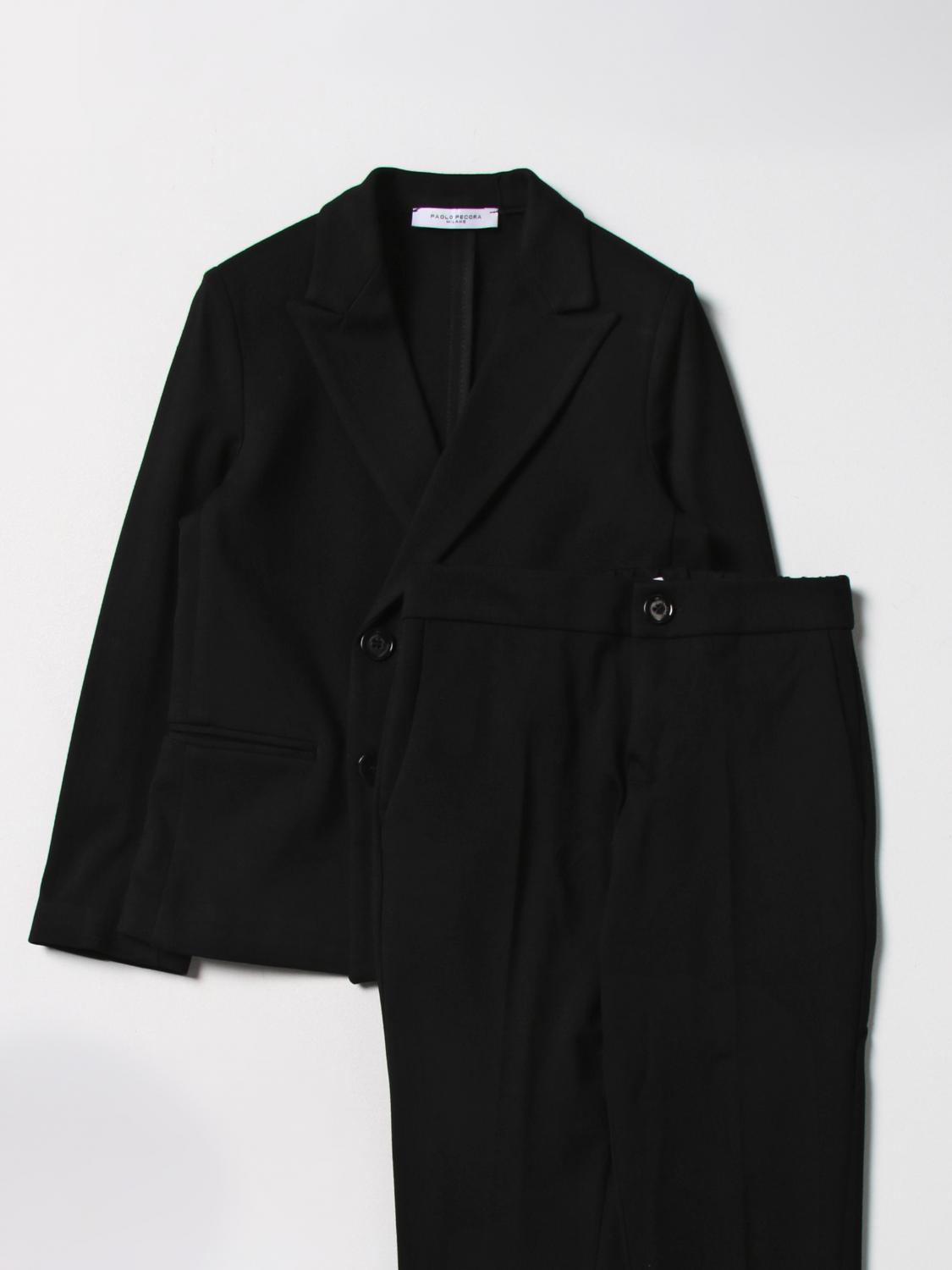 PAOLO PECORA TRAJE: Conjunto niños Paolo Pecora, Negro - Img 3