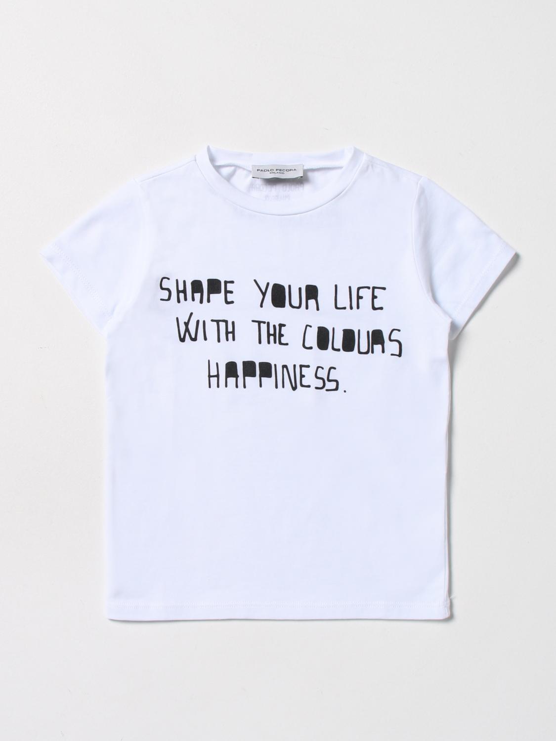 PAOLO PECORA CAMISETA: Camiseta niños Paolo Pecora, Blanco - Img 1