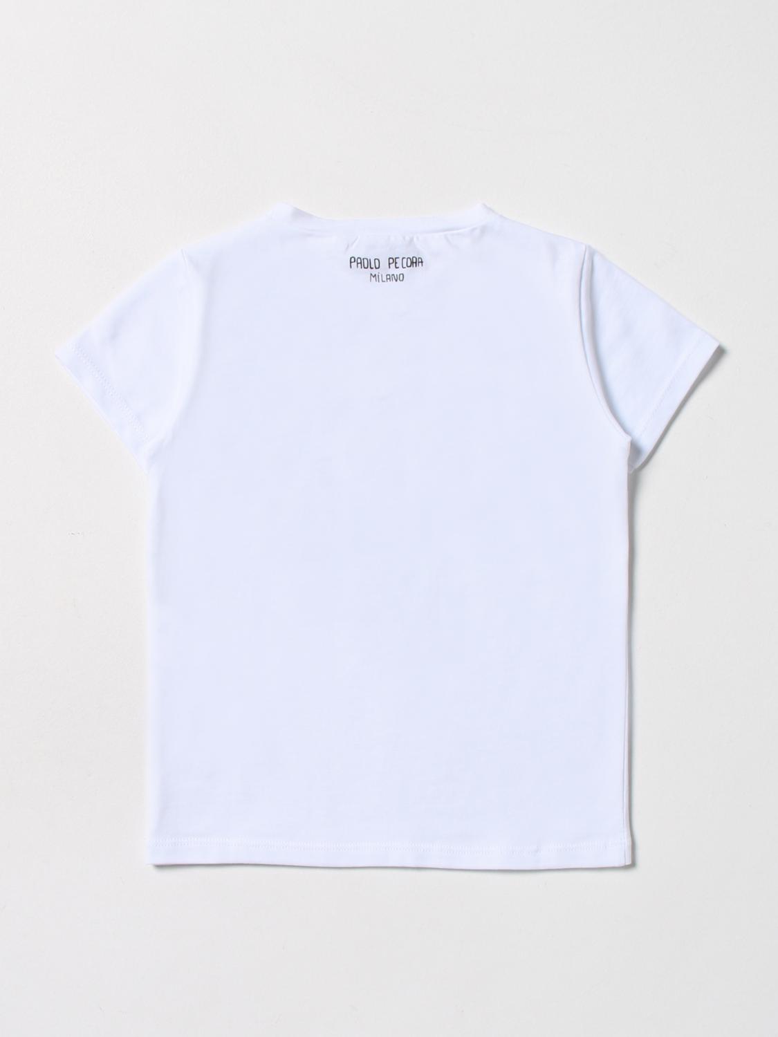 PAOLO PECORA CAMISETA: Camiseta niños Paolo Pecora, Blanco - Img 2