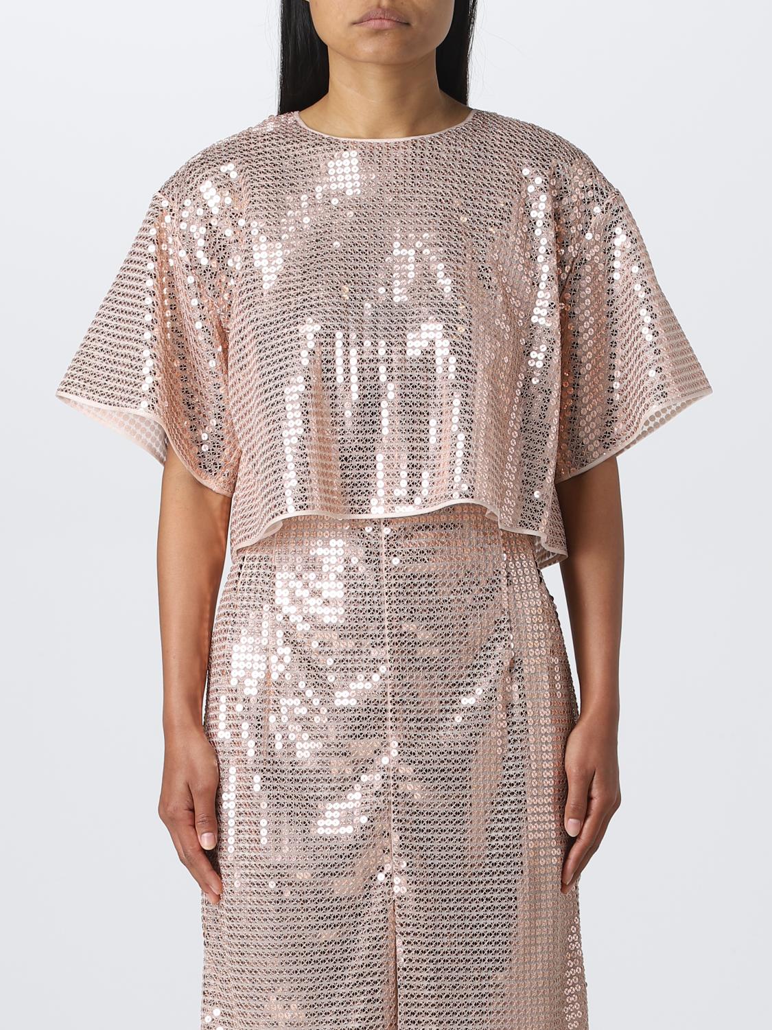 GENNY TOP: Top Genny in viscosa, Beige - Img 1