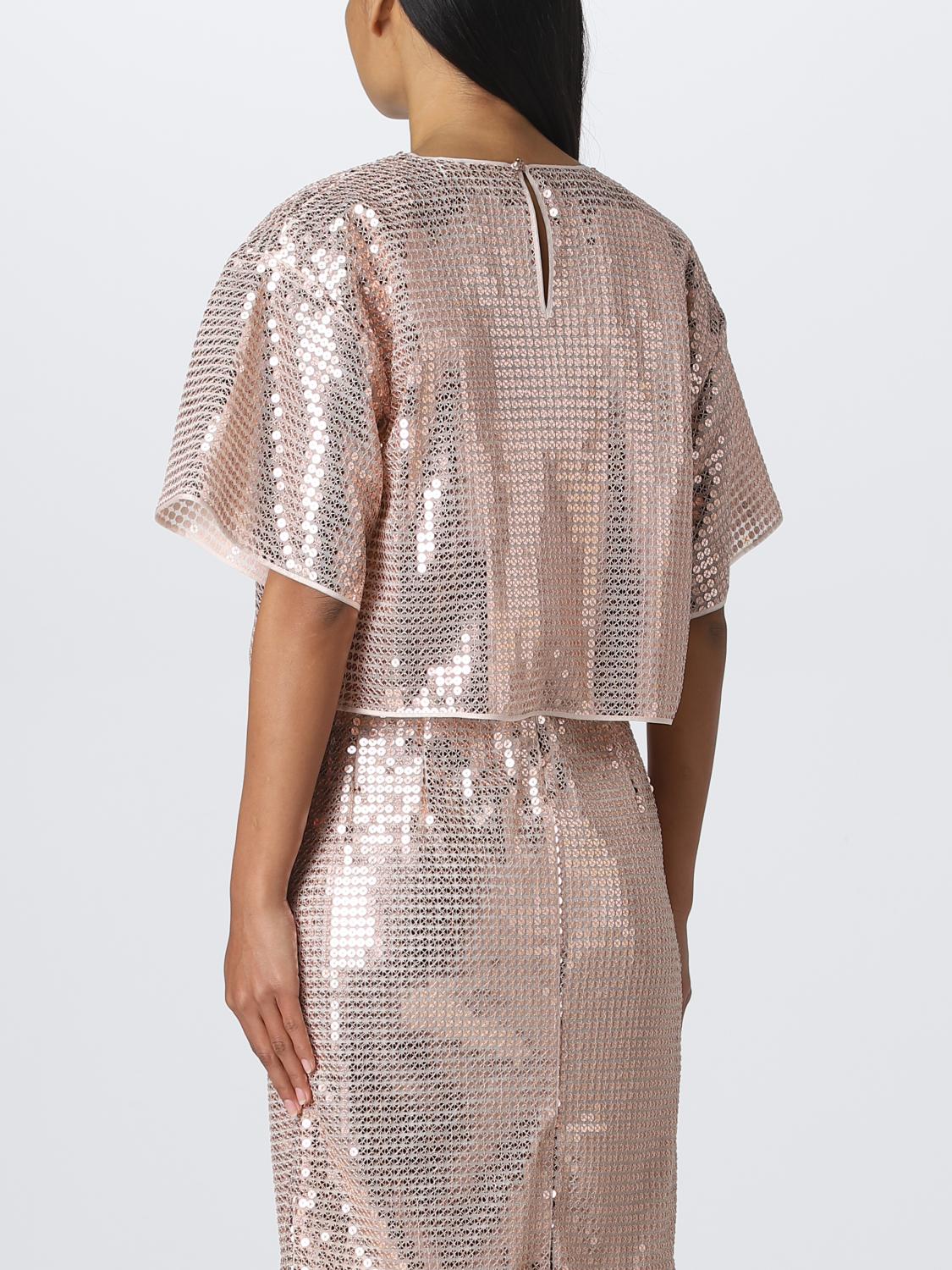GENNY TOP: Top Genny in viscosa, Beige - Img 2