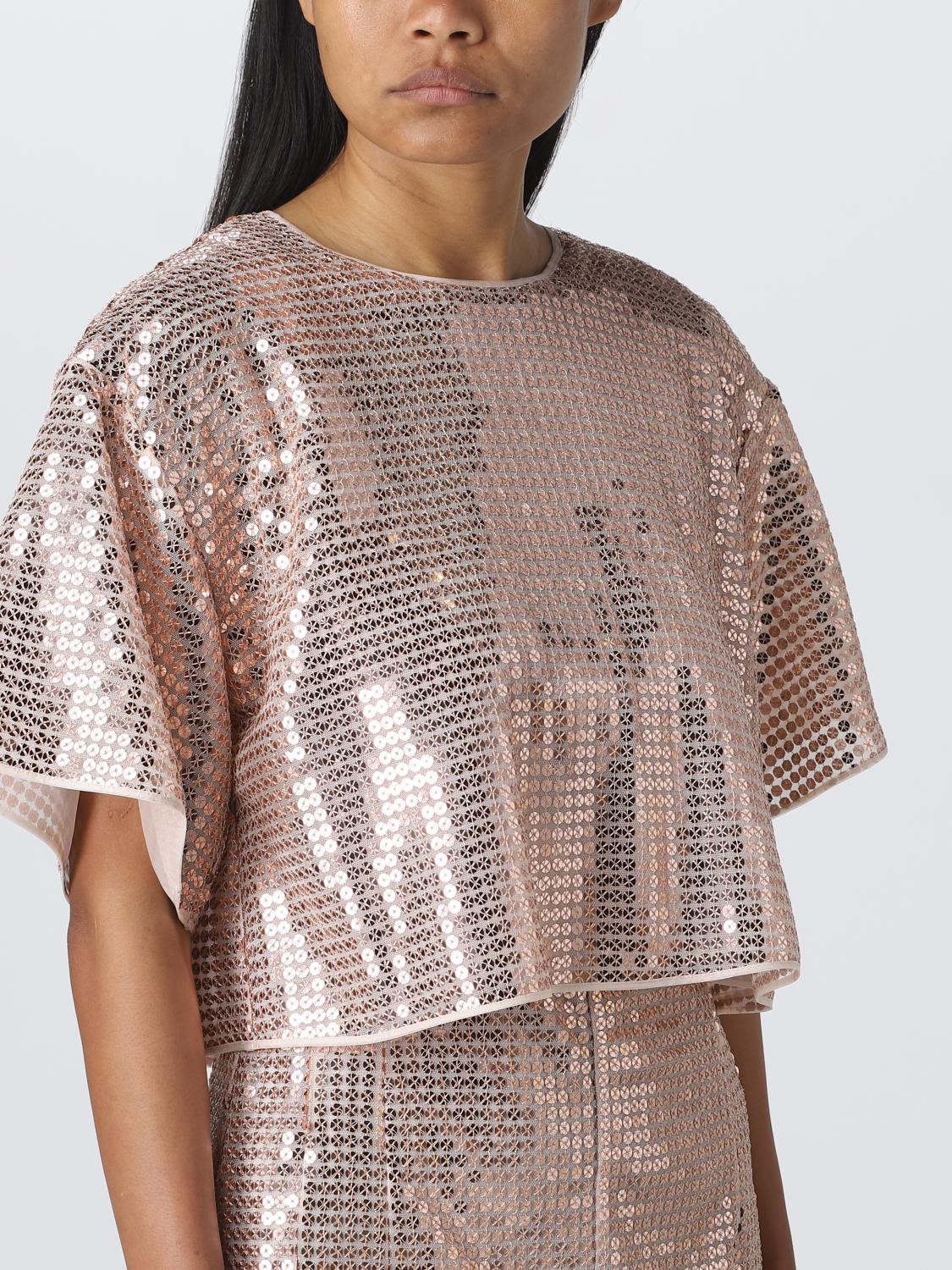 GENNY TOP: Top Genny in viscosa, Beige - Img 4