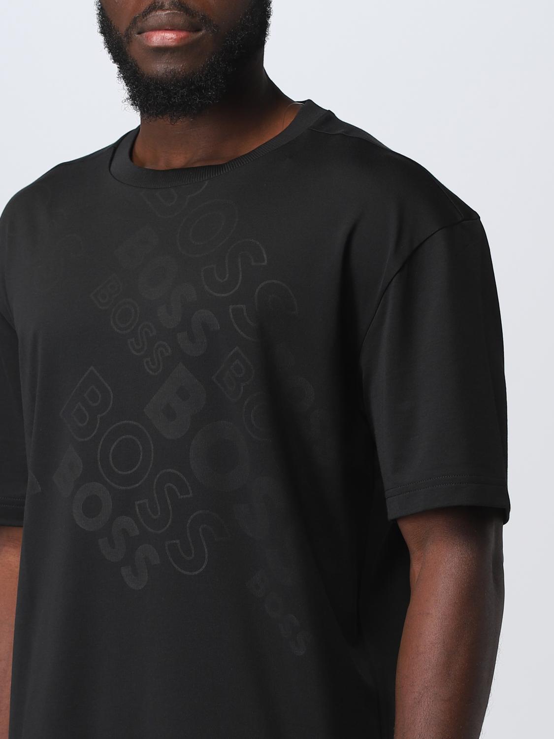 BOSS T-SHIRT: T-shirt herren Boss, Schwarz - Img 4