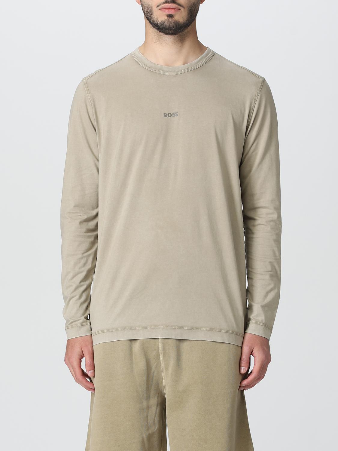 Boss - Man - Beige - T-shirt main image 1