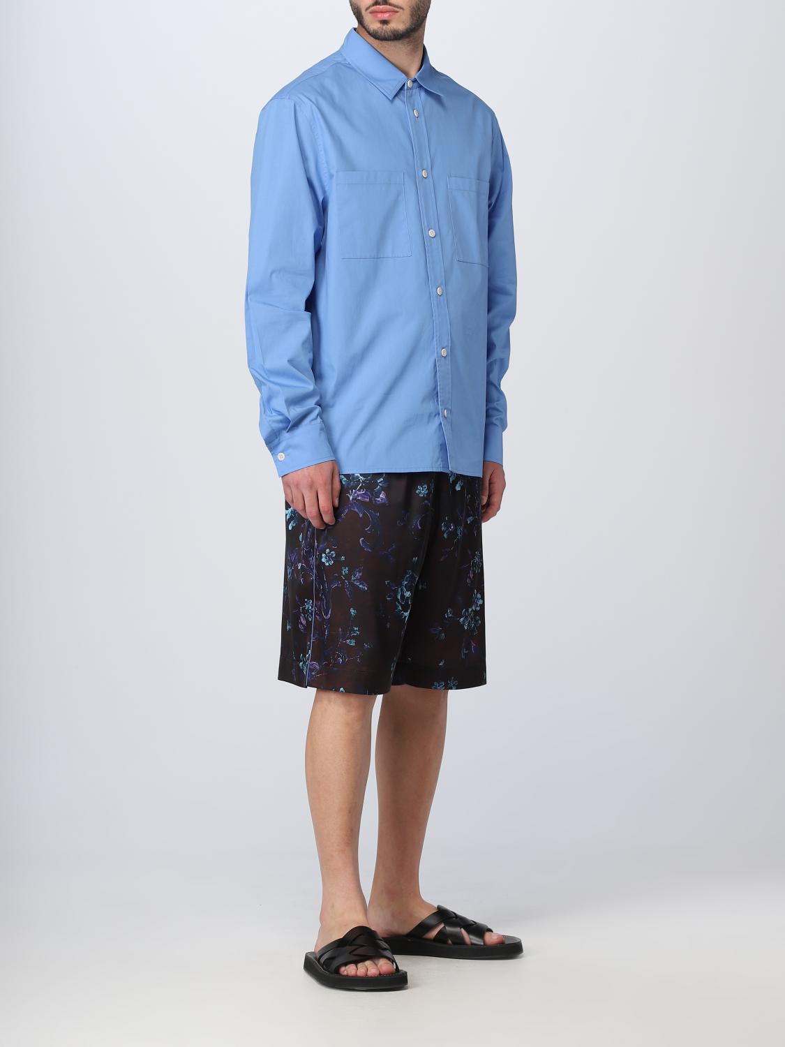 IH NOM UH NIT CAMICIA: Camicia Ih Nom Uh Nit in cotone, Blue - Img 2