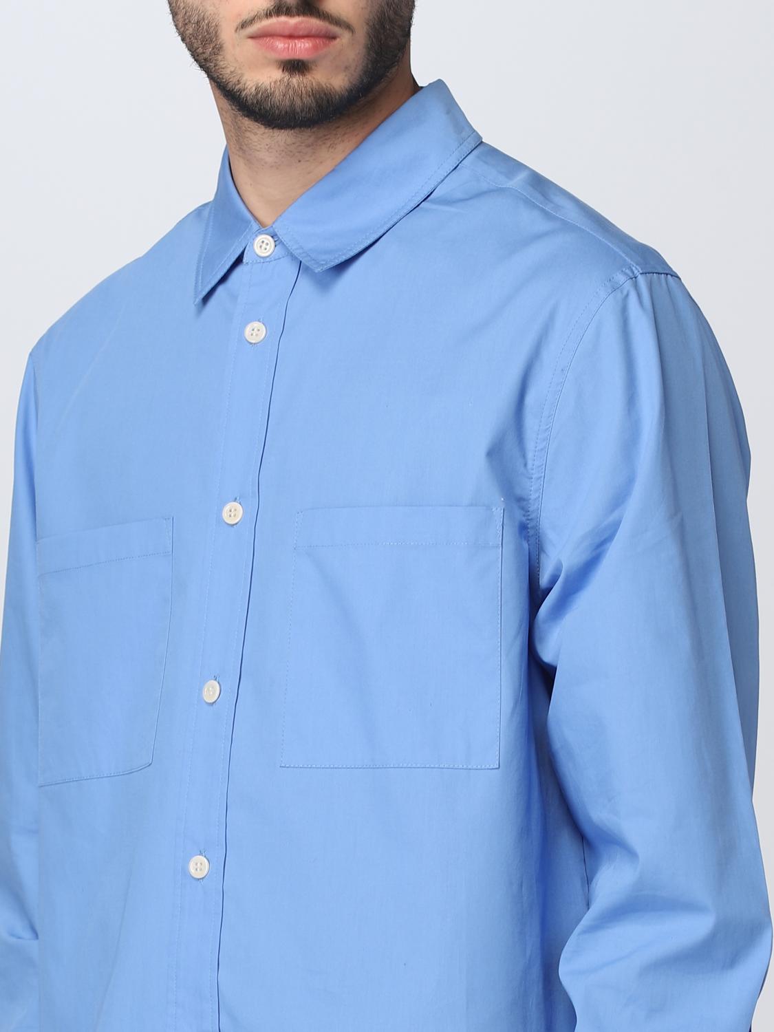 IH NOM UH NIT CAMICIA: Camicia Ih Nom Uh Nit in cotone, Blue - Img 4